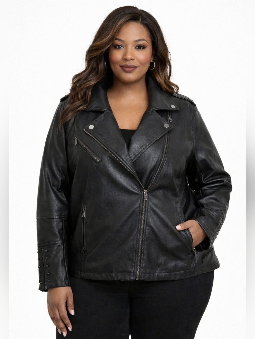 Spym Faux Leather Jacket ✨️NWT ✨️